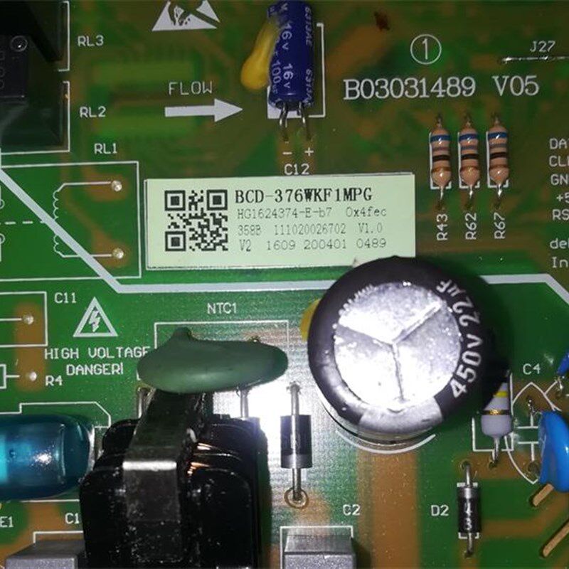 适用海信容声冰箱BCD-376WKF1MPG电源板主板主机板主控板1624374