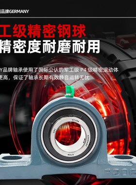外球面带座轴承UCP206立式p205进口p207 p208 p209 p210 P211 212