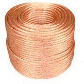 TJR TRJ 50平方 50mm 铜软绞线 铜接地线 铜圆线 导电带 裸 本色