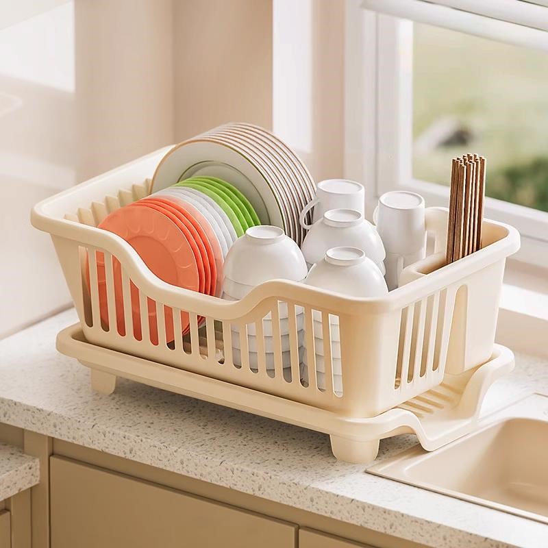 碗碟收纳架沥水h碗架厨房置物架放碗沥碗架碗筷沥水篮碗架沥水架
