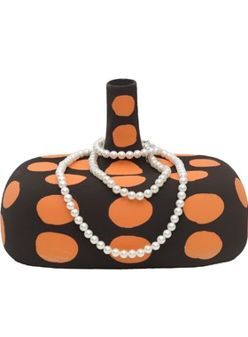 中古法式侘寂风艺术陶瓷花瓶氛围感艺术黑桔样板房U间玄关过道软