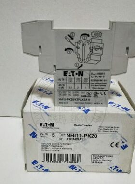 全新原装 EATON伊顿马达断路器辅助触点NHI11-PKZ01开1闭