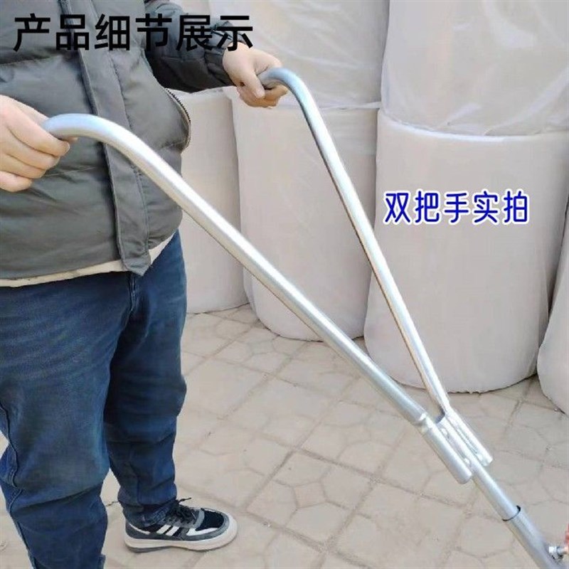 农用神器除草手推梨地翻土u机开沟犁人拉犁手拉犁人工小型锄地松