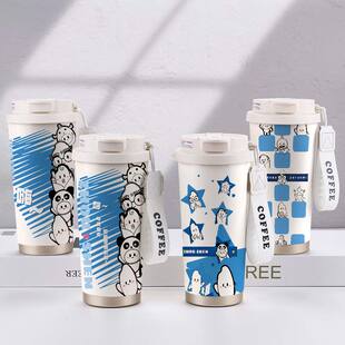 周深周边保温杯应援同款卡布叻女生高颜值大容量儿童不锈钢水杯子