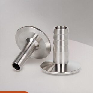 316l不锈钢快装宝塔皮管接头卫生级卡箍式卡盘快接水管软管水嘴头