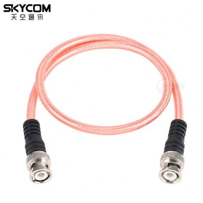 BNC公转BNC公头测试接驳跳线 基地台驻波表连接线 RG23 50-3 0.5m