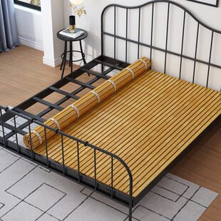 无胶折叠硬床板垫片整块凉席加硬超薄定制护腰护脊椎竹板静音床垫