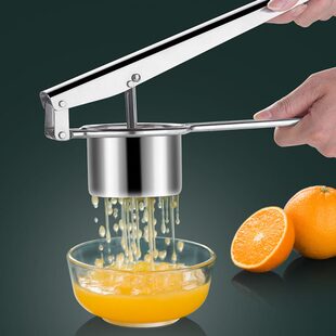 手动榨汁器304不锈钢压橙汁石榴汁土豆泥专用神器家用小型挤压器
