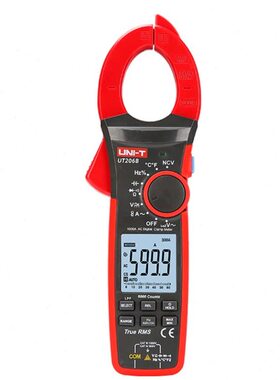 优利德1000A交直流浪涌电流钳形表UT206B/UT207B/UT208B
