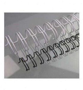 装订铁圈11.1MM双线圈 铁圈装订机11.1mm34齿3:1装订夹条100根/盒