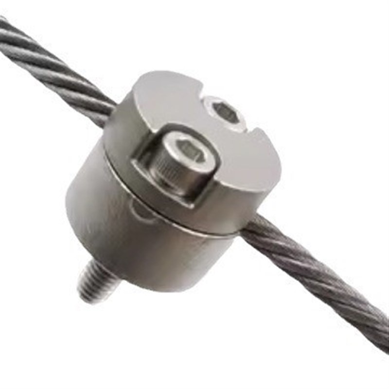 304不锈钢丝绳6mmp8mm安全网防坠网固定夹头锁扣卡头连接头锁紧器