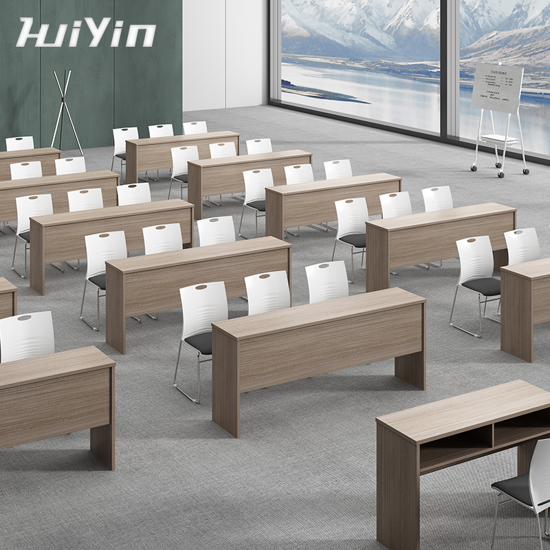 培训桌长条桌简约现代学校课桌演讲E条形桌子组合会议桌多人组合