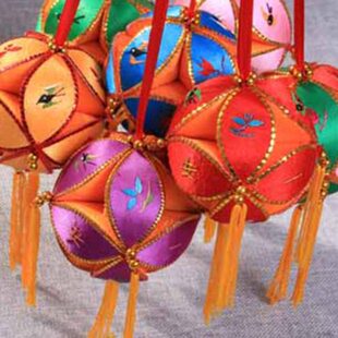 绣球8cm广西靖西旧州特产壮族三月三特色纯手工民族工艺品刺绣