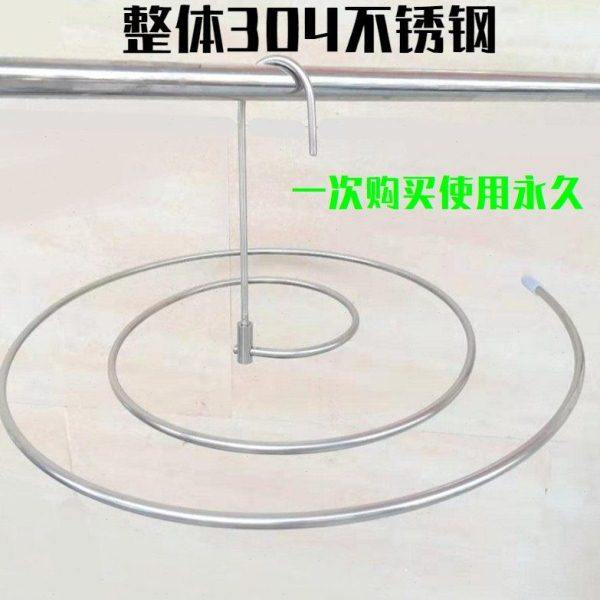 实心304不锈钢晒被子神器大方形晾衣架家用被单凉床单被罩旋转螺,收纳整理,金属衣架,淘宝优惠券,粉丝福利购,淘宝优惠卷