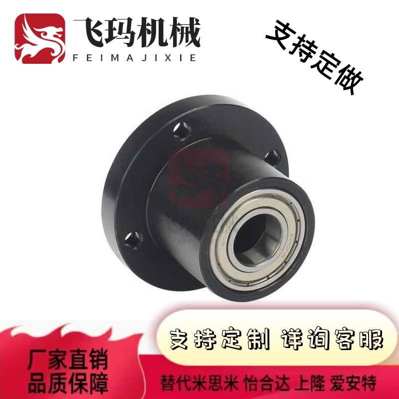 无环JOR6双轴承轴型圆法兰轴承座固定座BGR扣CB6002 202 YBFR61带