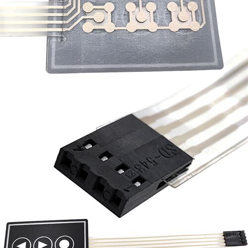 薄膜开关 1*3键薄膜按键/PVC PET控制面板开关/DIY配件/Arduino