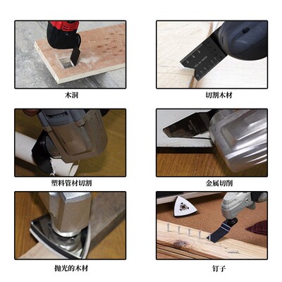 开口型快卸万用宝锯片多用途修边机家用木工金属厨卫锯片打磨配件