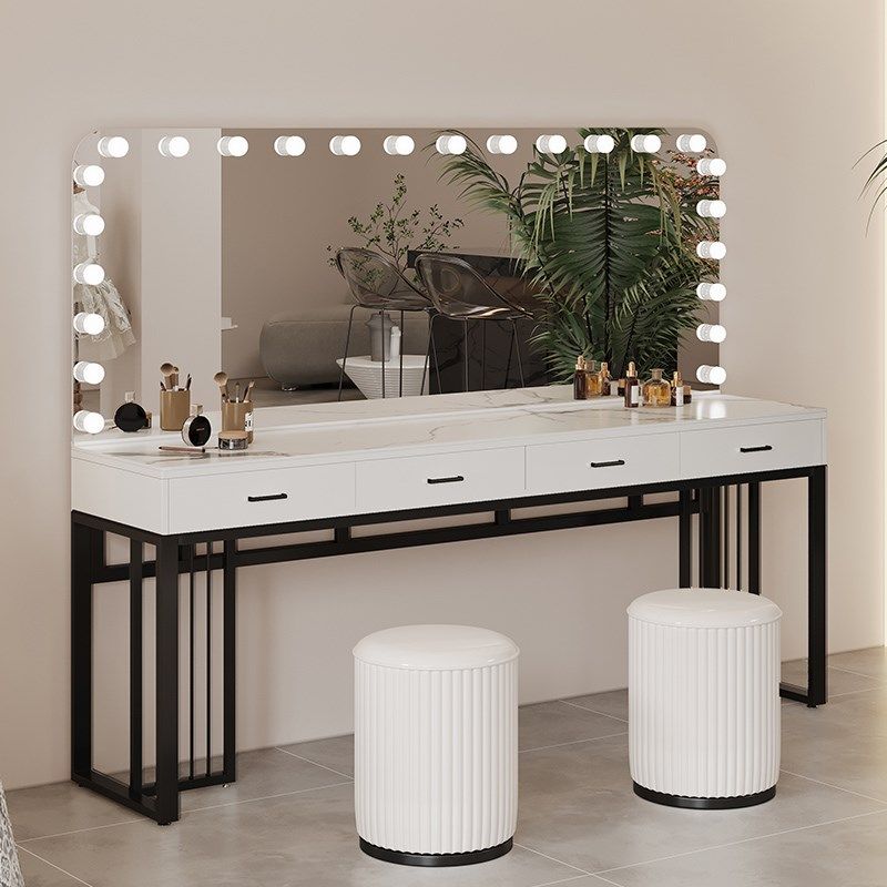 梳妆台影楼化妆镜带灯美容院化妆师专业K化妆台新款婚纱店化妆桌