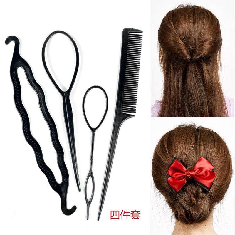 盘发神器c2025新款女扎头发穿发器掏发器勾头发盘头神器编发拉发