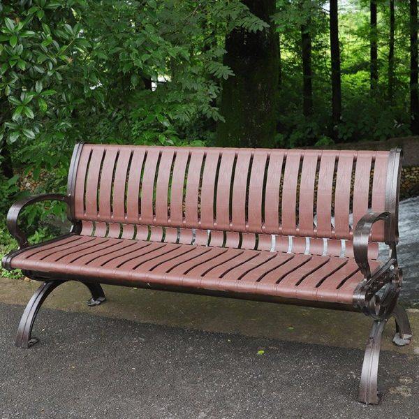 户外公园长座椅室外公共庭院露台广场休息长条椅铸铝塑木靠背长椅,住宅家具,公园椅,淘宝优惠券,粉丝福利购,淘宝优惠卷