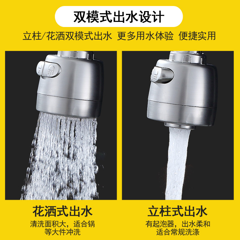 拉丝万向厨房冷热单冷水龙头不锈钢洗菜池洗衣池旋转防溅花洒家用,纺织面料/辅料/配套,服装加工设备,淘宝优惠券,粉丝福利购,淘宝优惠卷