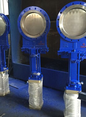 PZ673H/X-10C气动铸钢刀型闸阀 气动不锈钢插板阀 DN150 200 250