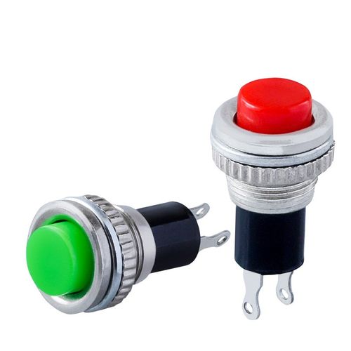 DS-316自复位按钮10MM圆形无锁电源小型点动开关按键