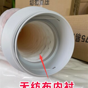 新风消音管风管TPV软管新风系统消音器通用管道风机消音降噪软管