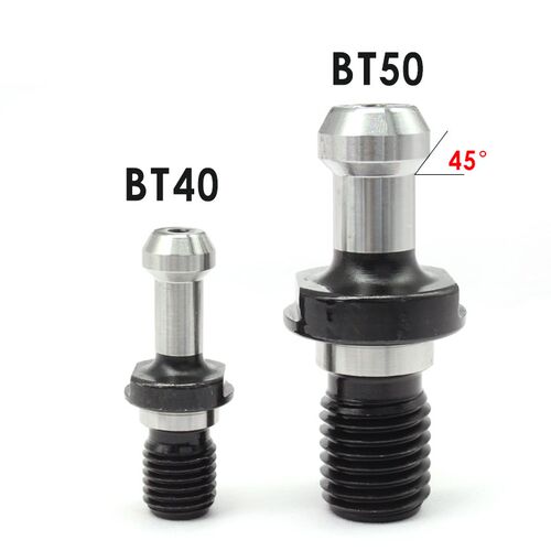 数控刀柄拉钉 高精出水通孔bt40 bt30 bt50加工中心拉杆 45度拉丁
