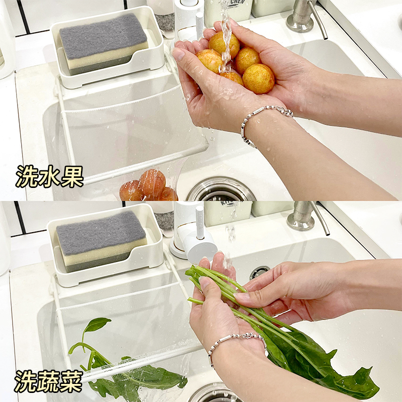 厨房水槽沥水架过滤网水池洗菜盆洗碗剩菜厨余漏网防堵垃圾袋支架