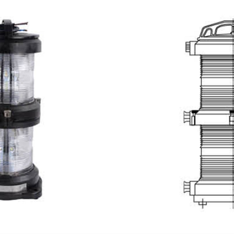 LED信号灯 船用航行信号灯 CXH6-101PL 绿色红色白色 双层环照灯,机械设备,矿山专用设备,淘宝优惠券,粉丝福利购,淘宝优惠卷