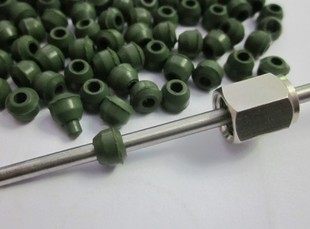 氟胶 腰鼓式 密封圈 3/6/8  不锈钢气路管密封垫圈 色谱密封耗材