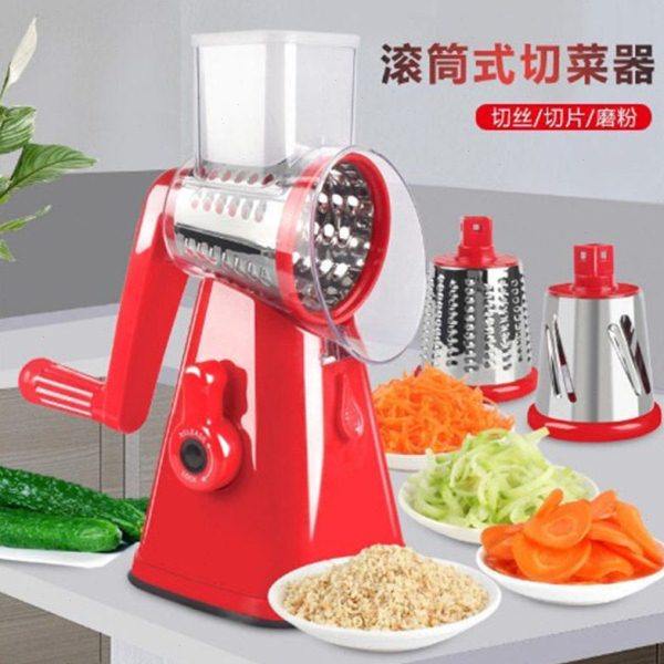 家用土豆丝切丝器多功能厨房切菜滚筒式不锈钢萝卜擦刨丝切菜切片