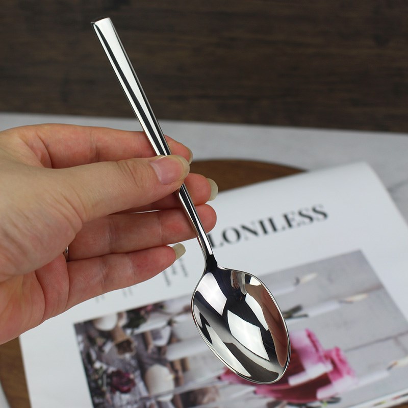 捡漏出德高奢马蹄尾主餐勺 灵秀高级18/10不锈钢汤W匙调羹汤勺汤