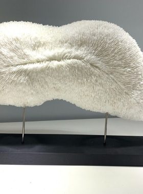 海印象现代轻奢新中式酒店样板房售楼处客厅书房珊瑚树摆件装饰品