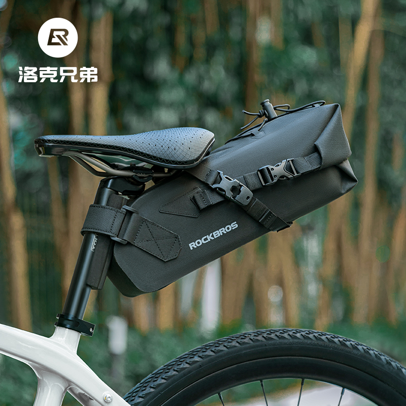 洛克兄弟自行车包防水山地砾石公B路车瓜车骑行装备车架收纳包尾