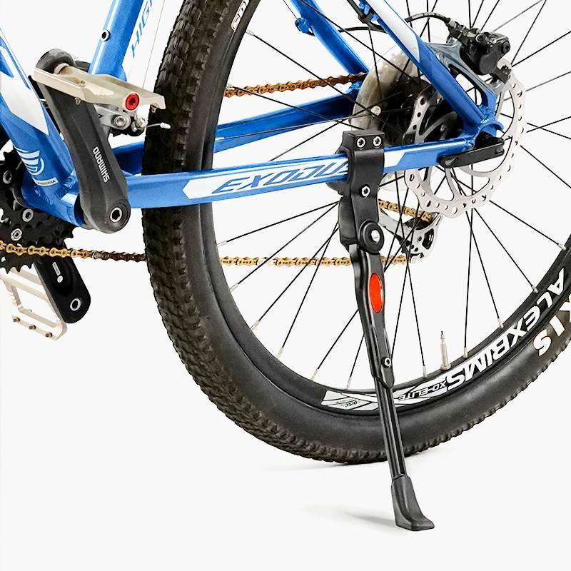 自行车脚中撑站脚通用山地公路停xJS-bikes车电动车支撑脚子车梯
