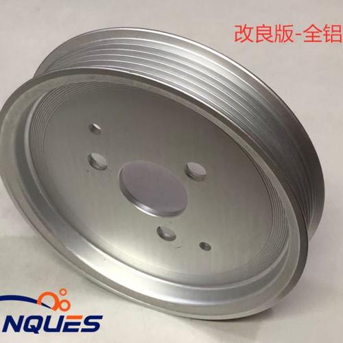 适用5系7系助力泵E60皮带轮E66助力泵轮530皮带调整轮730LI皮带轮