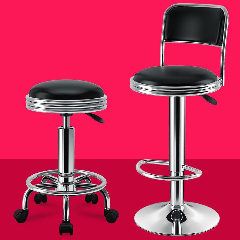 吧台椅升降吧椅酒吧m凳子旋转吧凳家用圆凳子高脚凳靠背转椅美容
