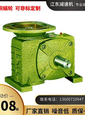 WPDZ涡轮蜗轮蜗杆减速机带电机小型减速器立式齿轮减速箱