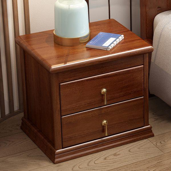 金丝檀木实木床头柜现代轻奢新中式简约床边柜收纳柜储物一体柜子,住宅家具,床头柜,淘宝优惠券,粉丝福利购,淘宝优惠卷