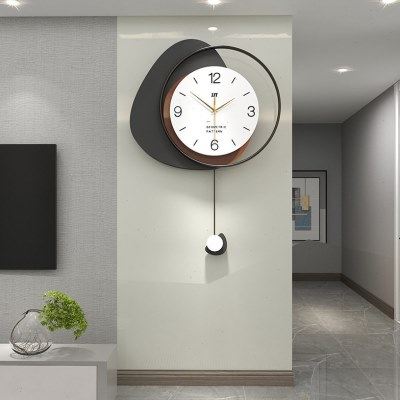 网红时尚钟表客厅现简约时钟挂墙家用装饰餐厅艺术创意挂钟爆款,家居饰品,挂钟,淘宝优惠券,粉丝福利购,淘宝优惠卷