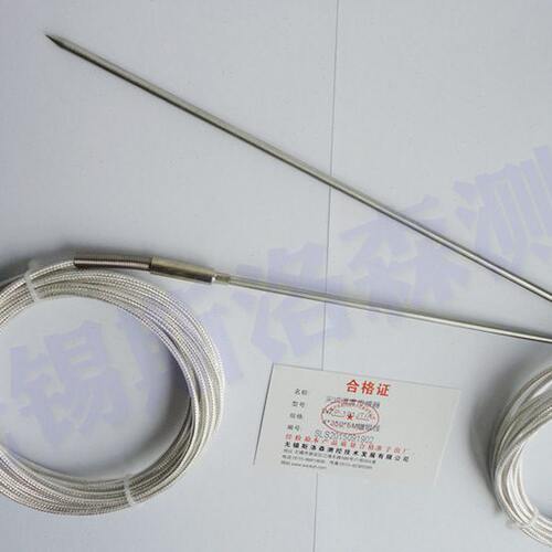 PT100/PT1000铂热电阻 尖头温度传感器 针式尖头温度传感器
