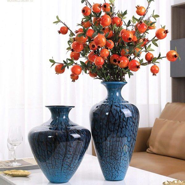 轻奢玻璃花摆件客厅插花现创意玄关电视柜餐桌级感装饰品,家居饰品,花瓶,淘宝优惠券,粉丝福利购,淘宝优惠卷