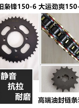 大运150-20-22劲动大阳150-A6-25枭锋枭剑牙盘套链盘链轮油封链条