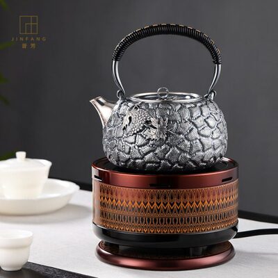 晋芳电陶炉家用煮茶炉1500瓦铁壶银壶泡茶煮茶器金翼炉火钵电茶炉