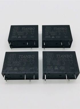 TRA1 L-12/24VDC-S-Z一组转换5脚10A240VAC宁波天波继电器TIANBO