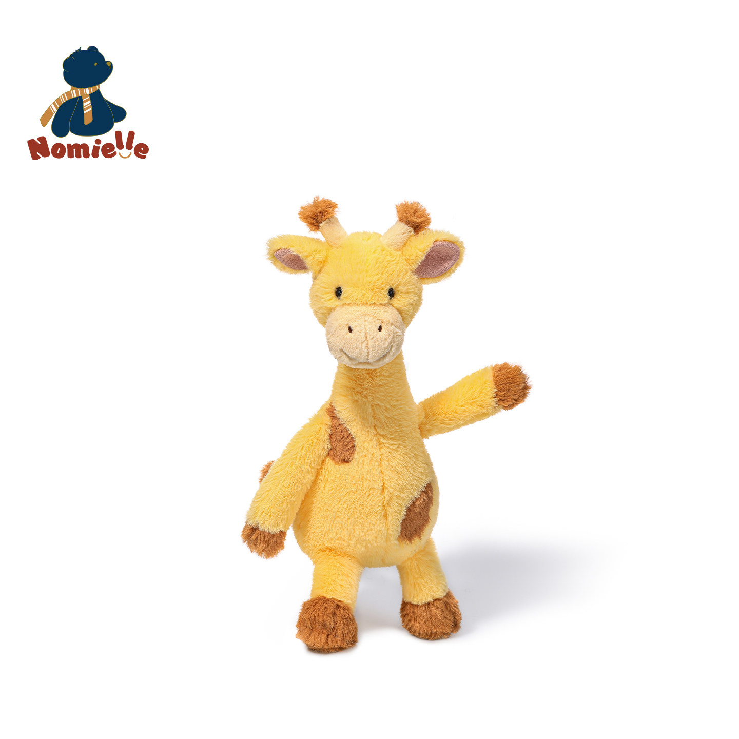 Nomielle乔治长颈鹿毛绒玩具安抚玩偶可爱抱枕公仔送女友生日礼物