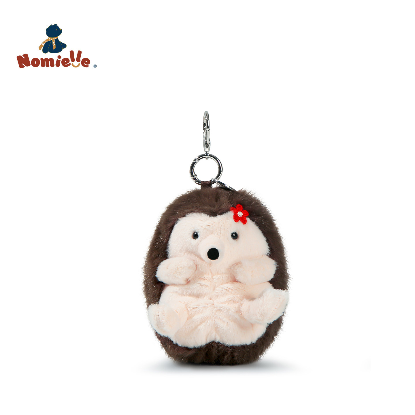 Nomielle刺猬挂件毛绒玩具玩偶趣味摆件钥匙扣生日节日礼品