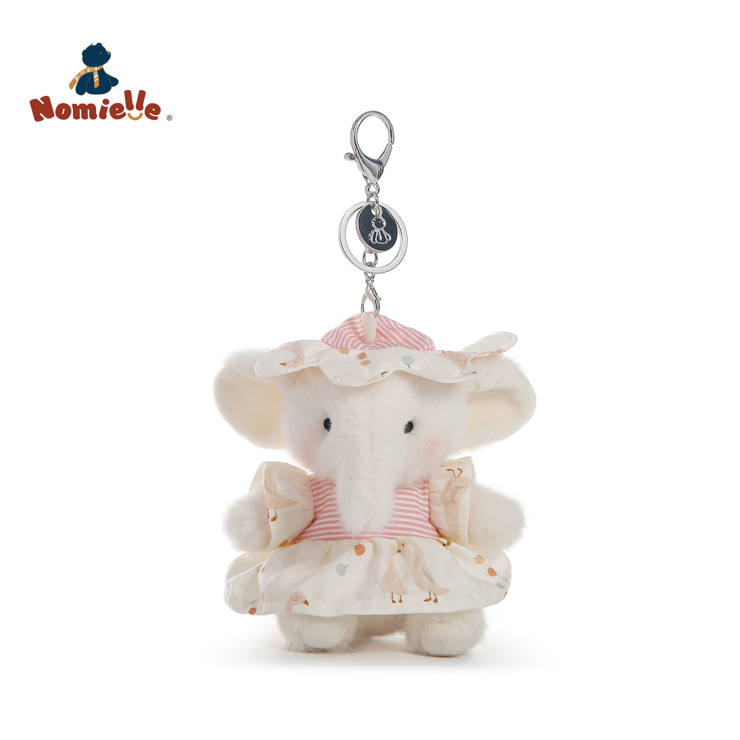 nomielle精致小象挂件毛绒玩具玩偶公仔装饰摆件送女生生日礼物